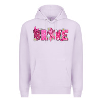 Lilac Breast Cancer Brave Premium Hoodie - texasbilliewilder