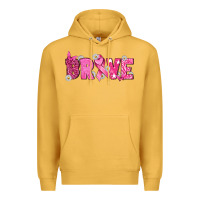 Mustard Breast Cancer Brave Premium Hoodie - texasbilliewilder