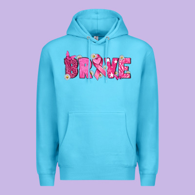 Breast Cancer Brave Premium Hoodie Designed By Texasbilliewilder