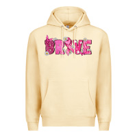 Pina Colada Breast Cancer Brave Premium Hoodie - texasbilliewilder