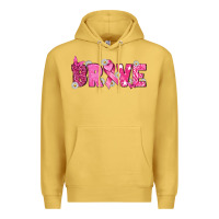 Antique Gold Breast Cancer Brave Premium Hoodie - texasbilliewilder