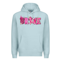 Blue Mist Breast Cancer Brave Premium Hoodie - texasbilliewilder