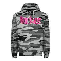 Slate Camo Breast Cancer Brave Premium Hoodie - texasbilliewilder