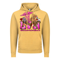 Vintage Mustard valentines day lvn licensed vocational nurse Vintage Hoodie - AdoDesignShop