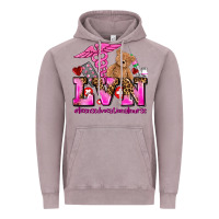 Vintage Zinc valentines day lvn licensed vocational nurse Vintage Hoodie - AdoDesignShop
