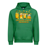 Emerald Childhood Cancer Awareness Coffee Cups Urban Hoodie - texasbilliewilder