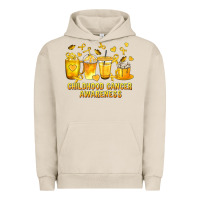 Pigment French Oak Childhood Cancer Awareness Coffee Cups Urban Hoodie - texasbilliewilder