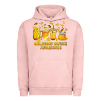 Pigment Salmon Childhood Cancer Awareness Coffee Cups Urban Hoodie - texasbilliewilder