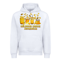 White Childhood Cancer Awareness Coffee Cups Urban Hoodie - texasbilliewilder