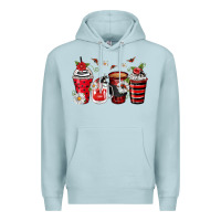 Blue Mist ladybug coffee cups Premium Hoodie - Zillion Design Studio