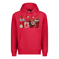 Cardinal ladybug coffee cups Premium Hoodie - Zillion Design Studio