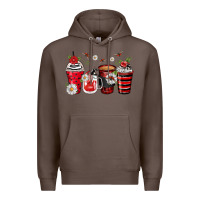 Coffee ladybug coffee cups Premium Hoodie - Zillion Design Studio