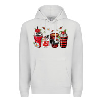 Dove Grey ladybug coffee cups Premium Hoodie - Zillion Design Studio