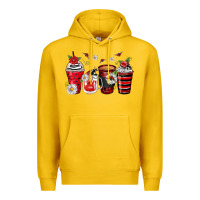 Lemon ladybug coffee cups Premium Hoodie - Zillion Design Studio