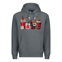 Rock ladybug coffee cups Premium Hoodie - Zillion Design Studio