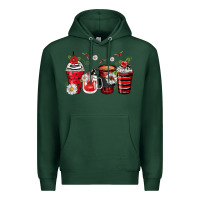 Sports Green ladybug coffee cups Premium Hoodie - Zillion Design Studio