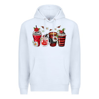 White ladybug coffee cups Premium Hoodie - Zillion Design Studio