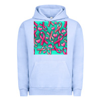 Cancer Ribbon With Heart Urban Hoodie | Teevron
