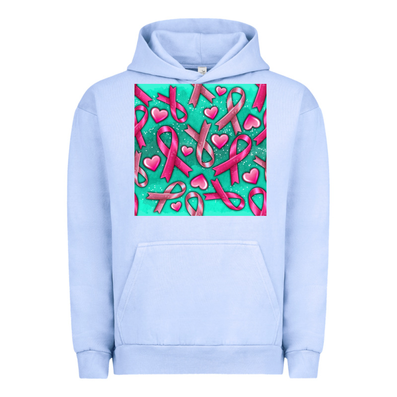 Cancer Ribbon With Heart Urban Hoodie by texasbilliewilder | Teevron