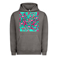 Pigment Tornado Cancer Ribbon with Heart Urban Hoodie - texasbilliewilder