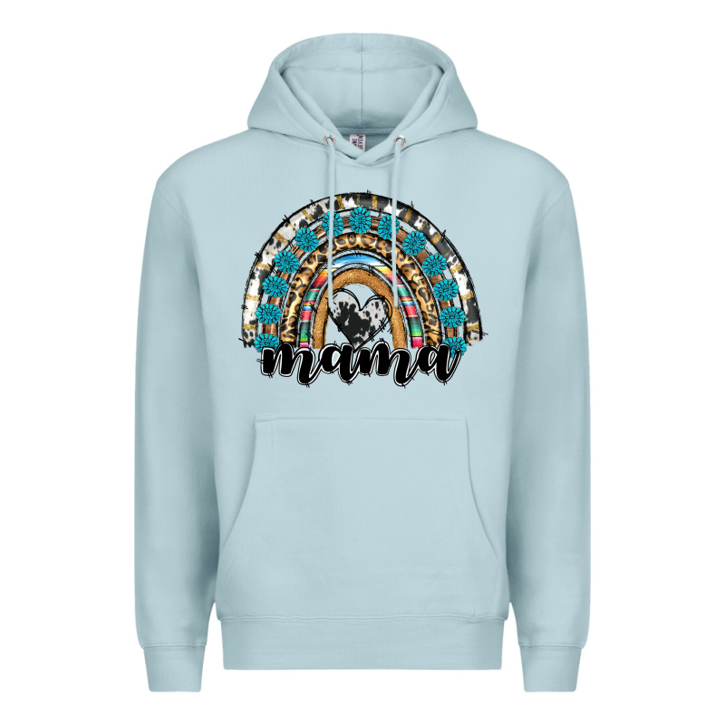 Western Mama Rainbow Premium Hoodie by RanaPortraitStore | Teevron