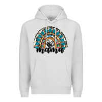 Dove Grey western mama rainbow Premium Hoodie - RanaPortraitStore