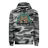 Slate Camo western mama rainbow Premium Hoodie - RanaPortraitStore