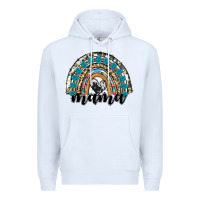 White western mama rainbow Premium Hoodie - RanaPortraitStore
