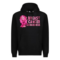 Black Breast Cancer Awareness with Coffee Cup Premium Hoodie - texasbilliewilder