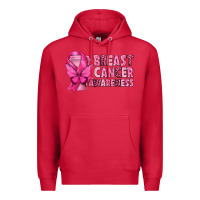 Cardinal Breast Cancer Awareness with Coffee Cup Premium Hoodie - texasbilliewilder