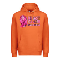 Carrot Breast Cancer Awareness with Coffee Cup Premium Hoodie - texasbilliewilder