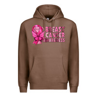 Chestnut Breast Cancer Awareness with Coffee Cup Premium Hoodie - texasbilliewilder