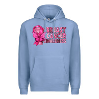 Colony Blue Breast Cancer Awareness with Coffee Cup Premium Hoodie - texasbilliewilder