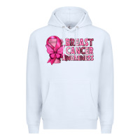 White Breast Cancer Awareness with Coffee Cup Premium Hoodie - texasbilliewilder