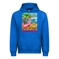 Cobalt hello summer skeleton Urban Hoodie - Zillion Design Studio