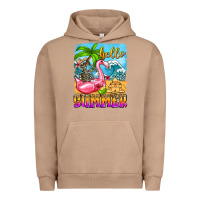 Pigment Burro hello summer skeleton Urban Hoodie - Zillion Design Studio