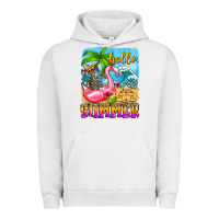 Pigment Lunar Rock hello summer skeleton Urban Hoodie - Zillion Design Studio