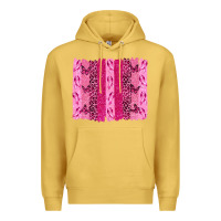 Antique Gold Breast Cancer Brushstrokes Premium Hoodie - texasbilliewilder