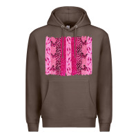 Coffee Breast Cancer Brushstrokes Premium Hoodie - texasbilliewilder