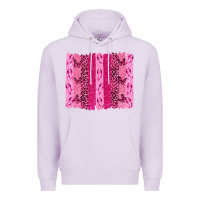 Lilac Breast Cancer Brushstrokes Premium Hoodie - texasbilliewilder