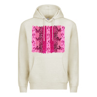 Oatmeal Heather Breast Cancer Brushstrokes Premium Hoodie - texasbilliewilder
