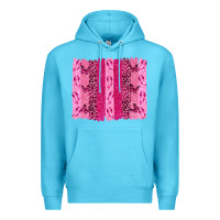 Ocean Blue Breast Cancer Brushstrokes Premium Hoodie - texasbilliewilder
