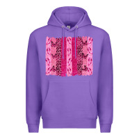 Purple Breast Cancer Brushstrokes Premium Hoodie - texasbilliewilder