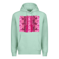 Seafoam Breast Cancer Brushstrokes Premium Hoodie - texasbilliewilder