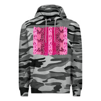 Slate Camo Breast Cancer Brushstrokes Premium Hoodie - texasbilliewilder