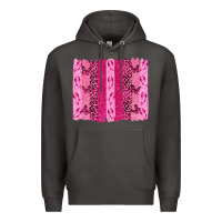 Smoke Breast Cancer Brushstrokes Premium Hoodie - texasbilliewilder