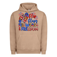Pigment Burro flip flops fireworks and freedom Urban Hoodie - Zillion Design Studio