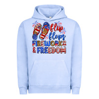 Pigment Grape Ice flip flops fireworks and freedom Urban Hoodie - Zillion Design Studio