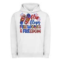 Pigment Lunar Rock flip flops fireworks and freedom Urban Hoodie - Zillion Design Studio