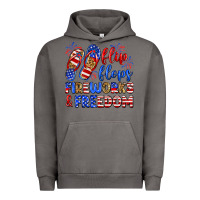 Pigment Tornado flip flops fireworks and freedom Urban Hoodie - Zillion Design Studio